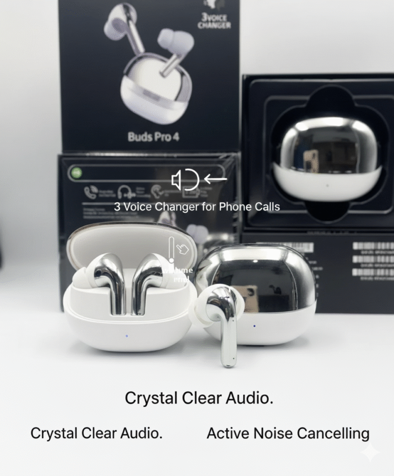 Buds Pro 4 Earbuds with 3 Voice Changer