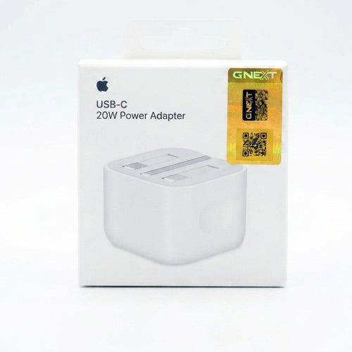 Apple 20W USB-C Fast Charger | Original 20W Power Adapter (US 3-Pin Plug)