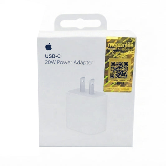 Apple 20W USB-C Fast Charger | Original 20W Power Adapter for iPhone & iPad