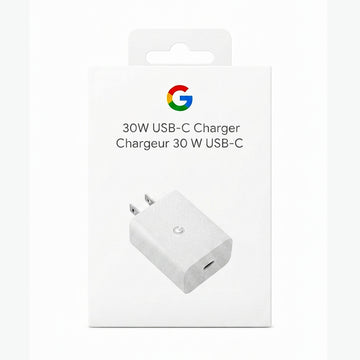 Google 30W USB-C Fast Charger | Original 30W USB-C Power Adapter (US 2-Pin Plug)