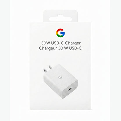 Google 30W USB-C Fast Charger | Original 30W USB-C Power Adapter (US 2-Pin Plug)
