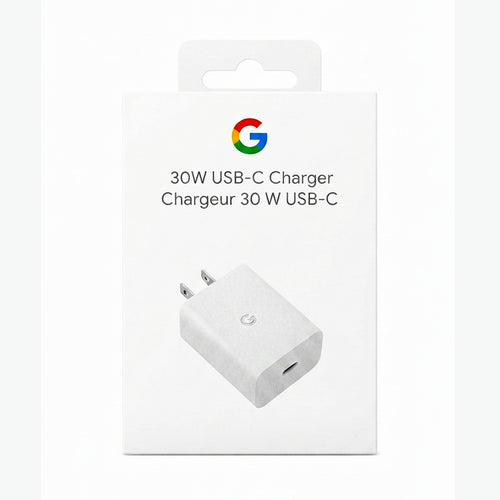 Google 30W USB-C Fast Charger | Original 30W USB-C Power Adapter (US 2-Pin Plug)