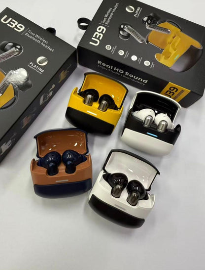 U39 True Wireless Bluetooth Earbuds – Hi-Fi Stereo Sound | Smart Touch Control | Bluetooth 5.3 | Magnetic Design | Fast Charging 🎧 U39 True Wireless Bluetooth Earbuds